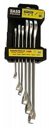 Zestaw kluczy płasko oczkowych 6 szt. 6-17mm BASS