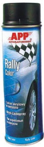 APP Rally lakier akrylowy czarny matowy 500ml 