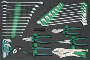 Kpl. narzędzi 34szt. we wkładce EVA JONNESWAY