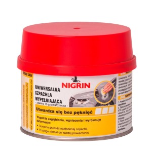NIGRIN UNIWERSALNA SZPACHLA WYPEŁNIAJĄCA + UTWARDZACZ 500 gram