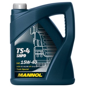 Olej do ciężarówek MANNOL TS-4 SHPD 15W-40 API CI-4/CH-4/CG-4/CF-4/CF/SL