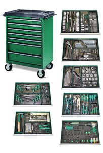 Wózek C-7DW5 z zestawem 379szt. narzędzi JONNESWAY