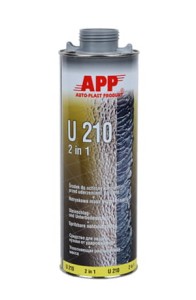 APP U210 Środek do ochrony karoserii + masa natryskowa szary 1l