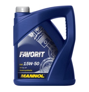 MANNOL Favorit 15W-50 API SL/CF/CF-4 5 l