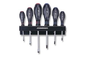 Kpl.wkrętaków 6szt. CR-MO-V JONNESWAY
