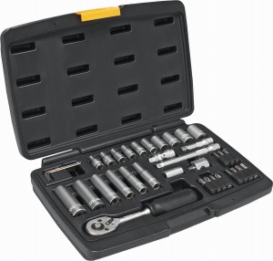 Zestaw kluczy nasadowych 1/4” TOPEX 38D669