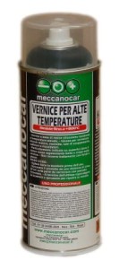 MECCANOCAR Lakier wysokotemperaturowy Czarny 400 ml