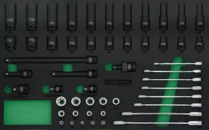 Kpl. narzędzi 51szt. we wkładce EVA JONNESWAY