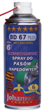 JOHANSSON BD 67 PLUS  Preparat do pasów napędowych 400 ml
