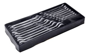 Wkład do szafki narzędziowej klucze płasko-oczkowe BASS