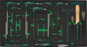 Kpl. narzędzi 21szt. we wkładce EVA JONNESWAY