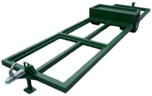 WÓZEK SADOWNICZY TRZYPALETOWY WPS-3N MALOWANY  