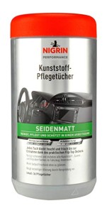 NIGRIN ŚCIERECZKI DO KOKPITU MATOWE - BAŃKA 36 SZT.