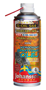 JOHANSSON G-OIL 564 WZMOCNIONY OLEJ GRAFITOWY 400 ML
