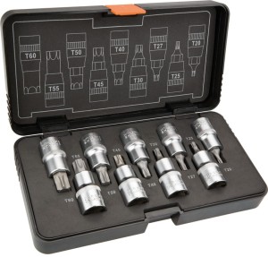 Zestaw końcówek Torx na nasadce 1/2" NEO TOOLS 08-707 