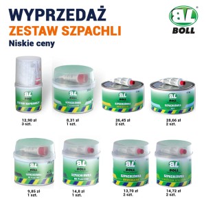 Zestaw szpachli Boll