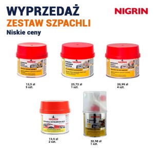 NIGRIN Zestaw szpachli
