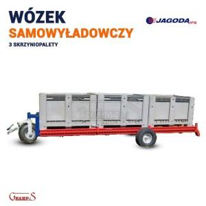 Wózek Samowyładowczy na 3 skrzyniopalety