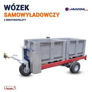 Wózek Samowyładowczy na 2 skrzyniopalety