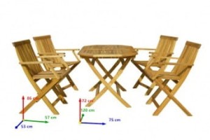 MEBLE OGRODOWE HECHT BASIC SET 4