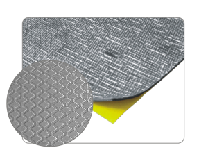 Mata wygłuszająca z warstwą aluminium APP 500 x 500mm, op.10 szt. 