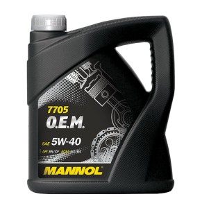 Olej MANNOL 7705 O.E.M. 5W-40 API SN/CF 4 l
