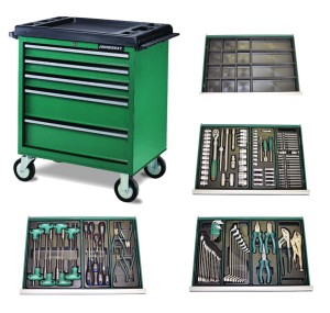 Wózek C-5DW5 z zestawem 150szt. narzędzi JONNESWAY