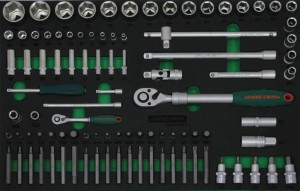 Kpl. narzędzi 95szt. we wkładce EVA JONNESWAY