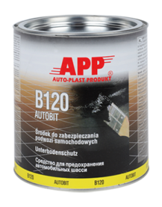 APP-B120 Masa do zabezpieczania podwozia Czarny 2,5 kg