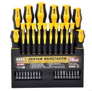 Wkrętaki zestaw 36 szt. BASS