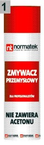 NORMATEK ZMYWACZ PRZEMYSŁOWY BEZ ACETONU 500 ml