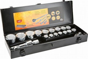 Zestaw kluczy nasadowych 3/4” TOPEX 38D296