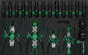 Kpl. narzędzi 24szt. we wkładce EVA JONNESWAY