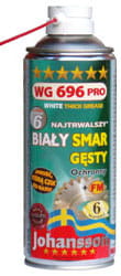 JOHANSSON WG 696 PRO  Najtrwalszy BIAŁY SAMAR GĘSTY 400 ml