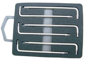 Kpl. kluczy TORX z otw. 6szt. JONNESWAY