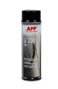 APP U200 Masa do ochrony karoserii Baranek czarny 500ml 