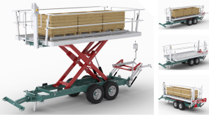 PLATFORMA SADOWNICZA Z HYDRAULICZNĄ REGULACJĄ WYSOKOŚCI PSH-3