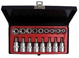 Zestaw nasadek torx 17 szt  BASS