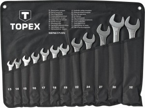 Zestaw kluczy płasko-oczkowych TOPEX 35D758