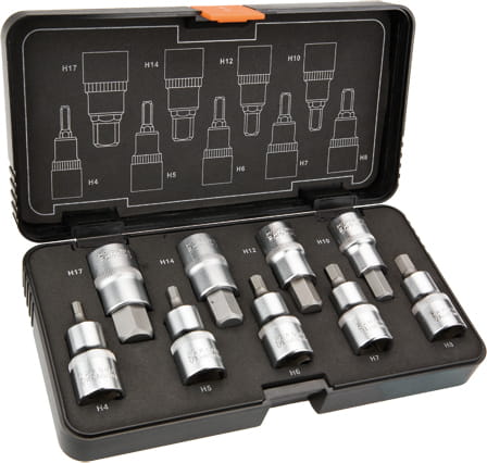 Zestaw końcówek sześciokątnych na nasadce 1/2" NEO TOOLS