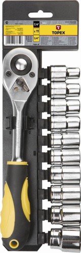 Zestaw kluczy nasadowych 1/2” TOPEX 38D652