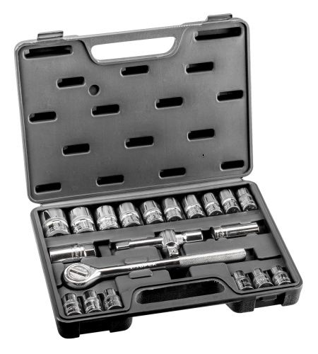 Zestaw kluczy nasadowych 1/2” TOPEX 38D630