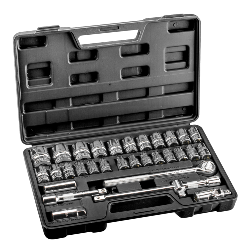 Zestaw kluczy nasadowych 1/2” TOPEX 38D631