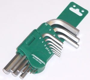 Kpl. kluczy ampulowych 1,5-10mm 9szt JONNESWAY