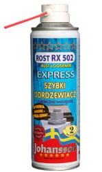 JOHANSSON ROST RX 502 Szybki odrdzewiacz penetrant 300 ML