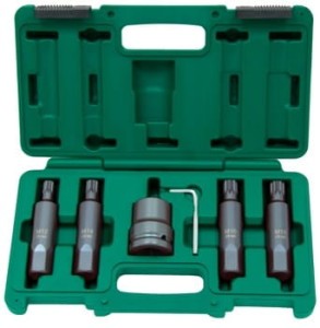 Kpl. kluczy wpustowych udarowych XZN 3/4" JONNESWAY