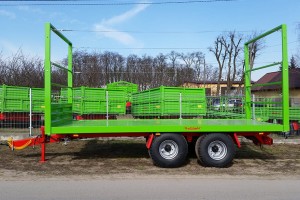 PRZYCZEPA SADOWNICZADO TRANSPORTU SKRZYNIOPALET WT P2Ps2