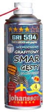 JOHANSSON GRI 594 Smar gęsty z grafitem  400 ml