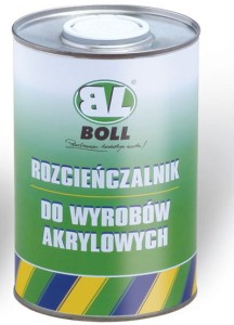 BOLL rozcieńczalnik do wyrobów akrylowych 1L