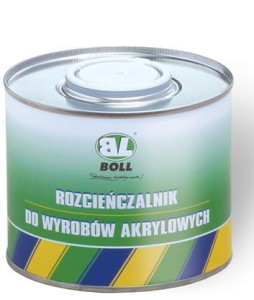 BOLL rozcieńczalnik do wyrobów akrylowych 500 ML